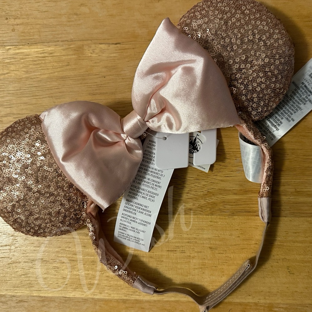Briar Rose Gold Minnie Mouse adjustable headban! Brand NEW w/tags
